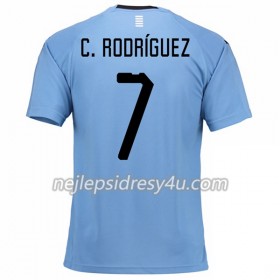 Fotbalový Dres Uruguay C.Rodgrizuez 7 Domácí MS 2018